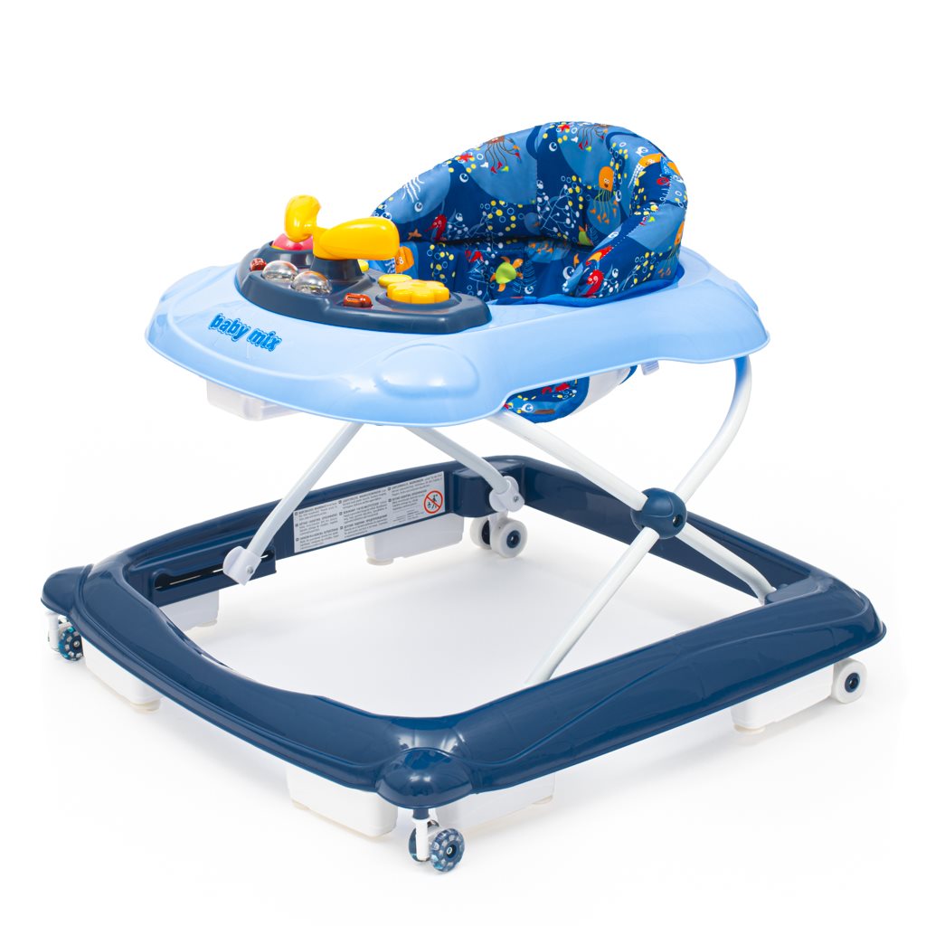 Chodzik BabyMix - nauka chodzenia dark blue